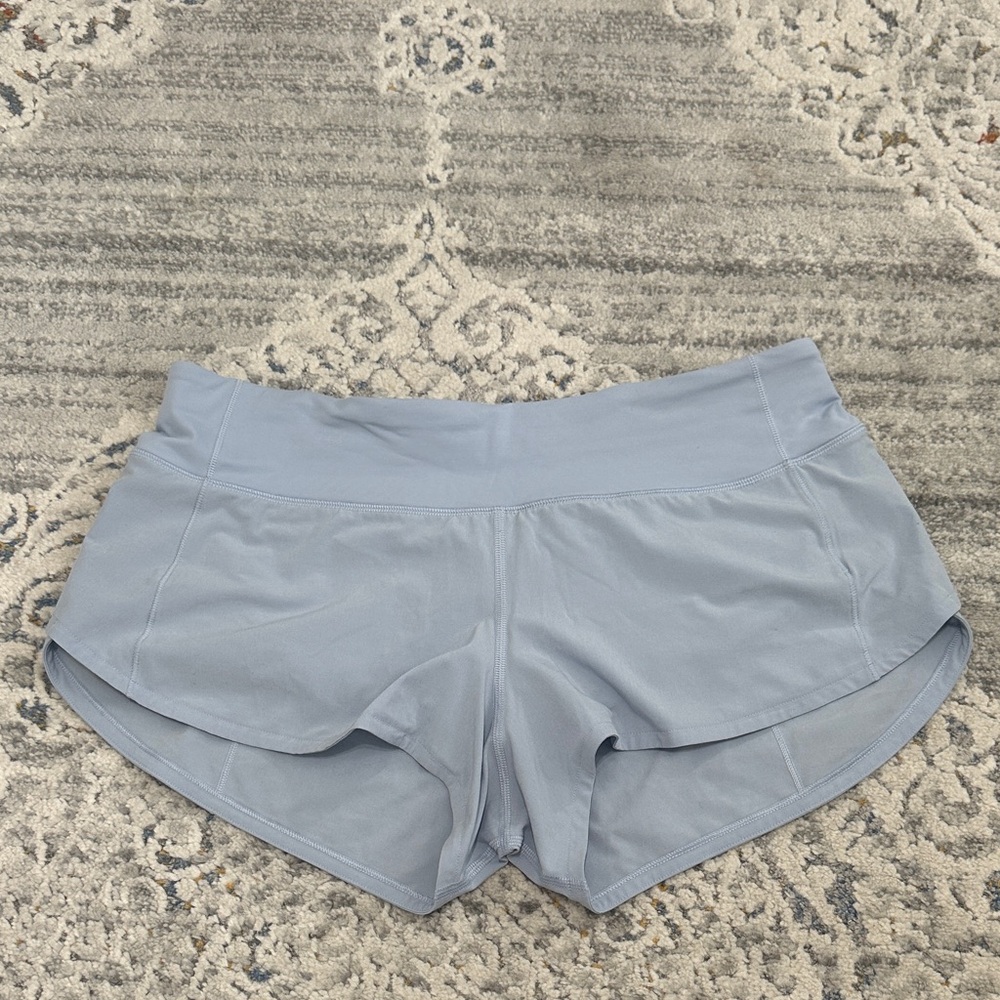Lululemon Athletica Light Blue Women's Athletic Shorts